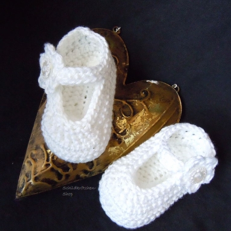 Baby Taufschuh Eloise 8-9 cm Sohlenlänge