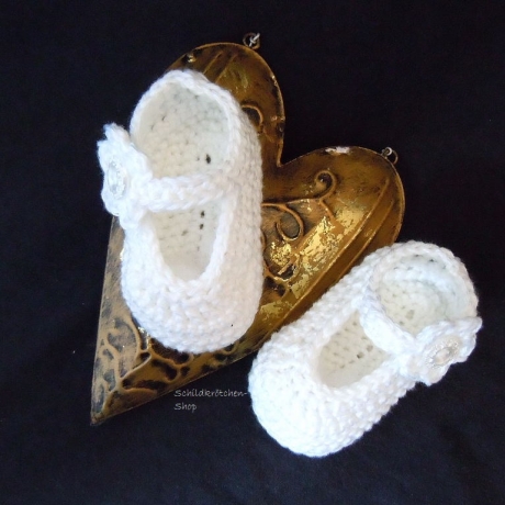 Baby Taufschuh Eloise 8-9 cm Sohlenlänge