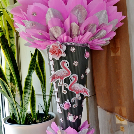 Schultüte Flamingo  Zuckertüte