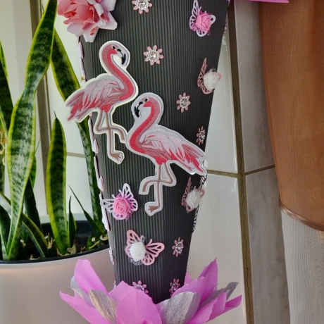 Schultüte Flamingo  Zuckertüte