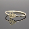 Vorsteck-Ring Corazón handgefertigter 333er Goldring