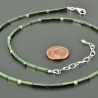 Zarte grüne Halskette Hämatit Peridot Chrysokoll Geschenk Braut