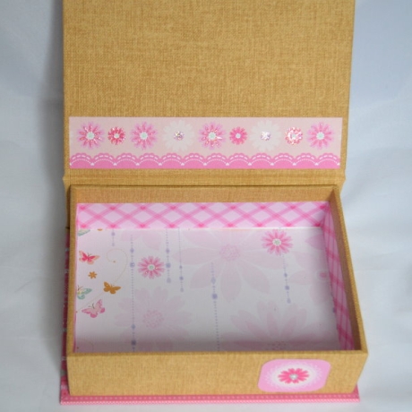 süße Klappbox ♥ Schachtel Foto Geschenk Schatzkiste Kinderzimmer