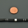 Onyxkette schwarz Rechtecke Würfel 925er Silber edel Geschenk