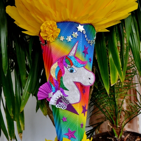 Schultüte Einhorn  Zuckertüte