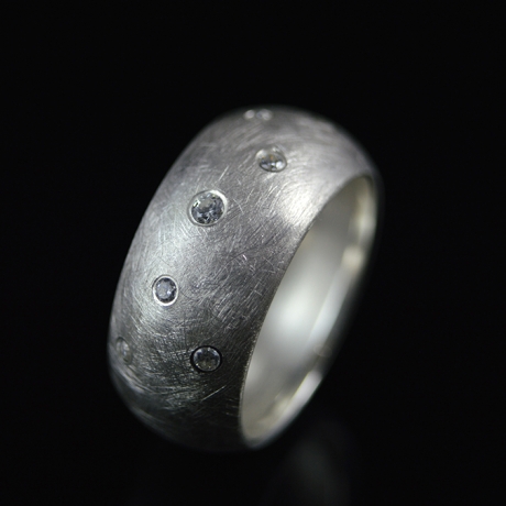 Silber Ring Constelación mit Swarovski Zirkonia