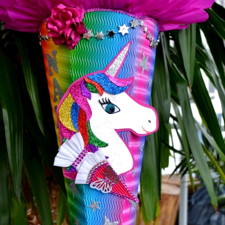 Schultüte Einhorn  Zuckertüte