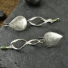 Ohrringe 925er Silber Turmalin grün Geschenk Hochzeit