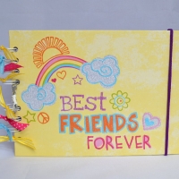 hübsches Ringbuch / Tagebuch ♥ A5 best friends Freundebuch bfbs