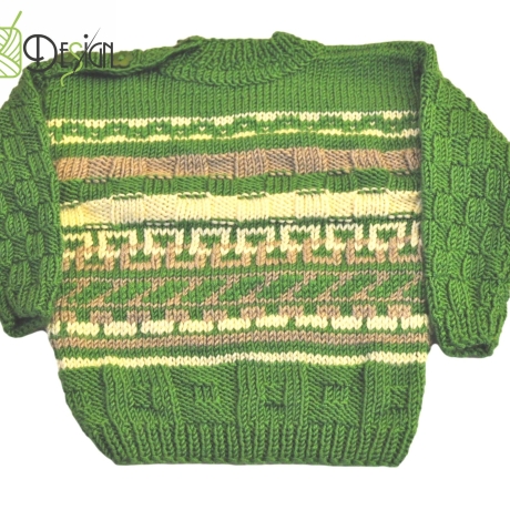 Babypulli SIMON gestrickt Gr. ca 62