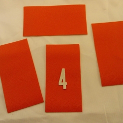 Kunstleder Reparatur 4 Flicken Patch Basteln Farbwunsch möglich