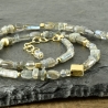 Labradoritkette wird zart verg. 925er Silber Geschenk Hochzeit