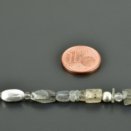 Labradoritkette wird zart 925er Silber Geschenk Hochzeit