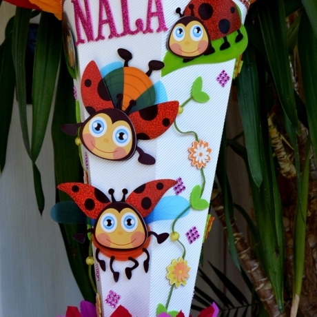 Schultüte Marienkäfer  Zuckertüte