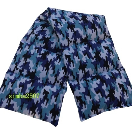 Wärmekissen 7 Kammer Raps 60 x 15 cm Camouflge blau