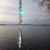 Suncatcher / Mobile Glas Fluorit Regenbogenkristall 44 cm