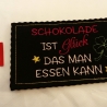 Glück für Schokolade Umverpackung Geschenk Hülle Spass Spruch