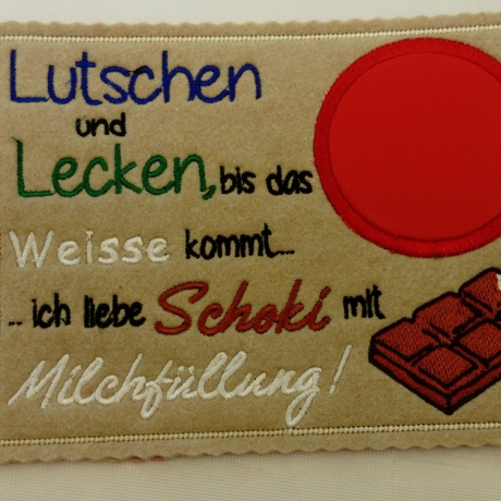 MugRug Tassen Handmade Untersetzer Geschenk Witzig Deko 14 x19 cm