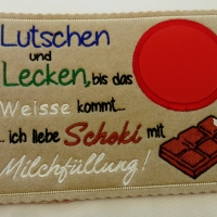 MugRug Tassen Handmade Untersetzer Geschenk Witzig Deko 14 x19 cm