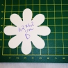 4 Blumen Kunstleder Flicken Set Basteln Patch Reparatur