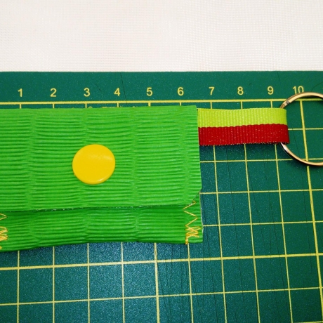 Einkaufschiptasche Schlüsselanhänger  Eisgeld Mini Tasche