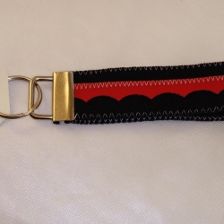 Schlüsselband Kunstfilz mit Kunstleder verziert Liebhaber