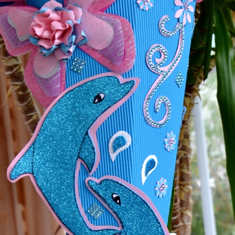 Schultüte Delfin Zuckertüte Delphin