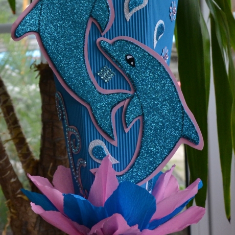 Schultüte Delfin Zuckertüte Delphin