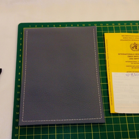 Kussmund Impfpasshülle Aufbewahrung  Kunstleder