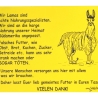 Schild Lama füttern verboten 2 - Gravurschild - 15 x 20 cm