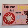 Zirkus MugRug Spruch Untersetzer Geschenk Witzig Deko 14 x19 cm