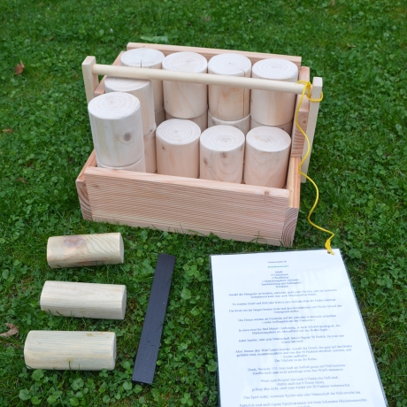 Holzdosenwerfen naturt®, Outdoorspiel