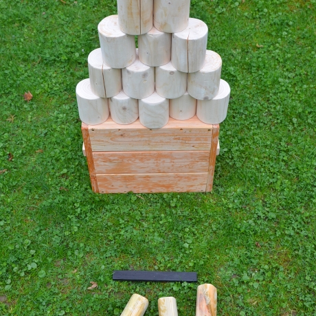 Holzdosenwerfen naturt®, Outdoorspiel
