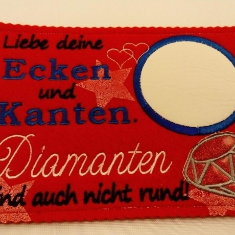 Diamant Ecken MugRug Untersetzer Geschenk Witzig Deko 14 x19 cm