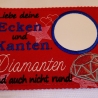 Diamant Ecken MugRug Untersetzer Geschenk Witzig Deko 14 x19 cm