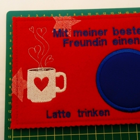 Latte beste Freundin MugRug Untersetzer Geschenk Witzig Deko