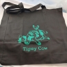 Tipsy Cow Kuh  Beutel bestickt lange Träger Beutel Einkaufen