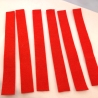 6 Filzstreifen Rot 27 x 3 cm Schlüsselband nähen basteln