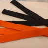 je3 Filzstreifen Schwarz + Orange27 x 3 cm Schlüsselband