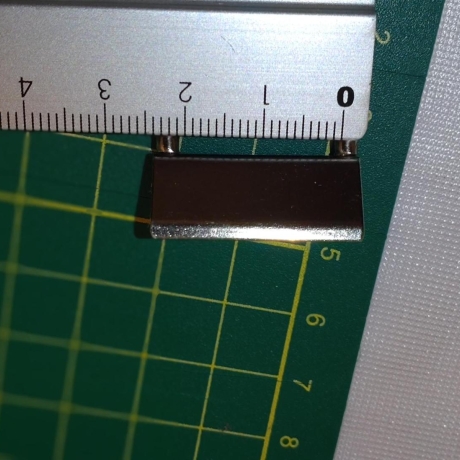 1 Set Schlüsselband-Rohlinge 25 mm + Ring Stahl Schlüsselring