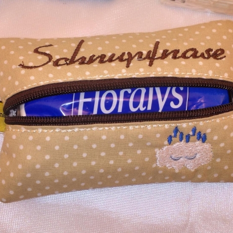 Taschentüchertasche  Reißverschluss Baumwolle Ordnungs#@$%