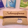 Taschentüchertasche  Reißverschluss Baumwolle Ordnungs#@$%