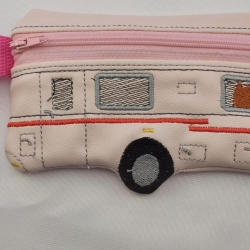 SALE Wohnwagen Handgelenktasche Reißverschlusstasche Kunstleder