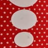Kunstleder Reparatur 4 Flicken Patch Oval  Gr. S 5,6 x 4,2 cm