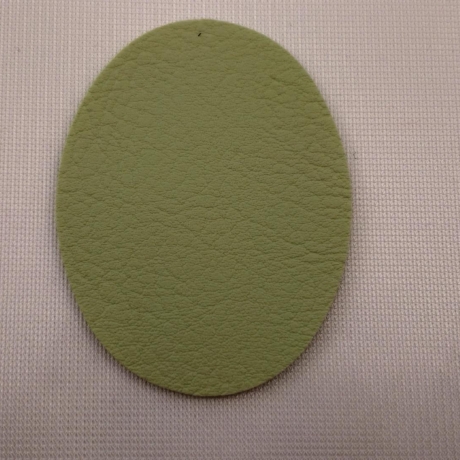 Kunstleder Reparatur 4 Flicken Patch Oval  Gr. M 7,5 x 5,8 cm