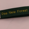 New Forest Pony Schlüsselband Kunstfilz  bestickt  Wunschname