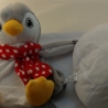 Kuscheltier Penguin 38 cm Bestickung mit Wunschtext