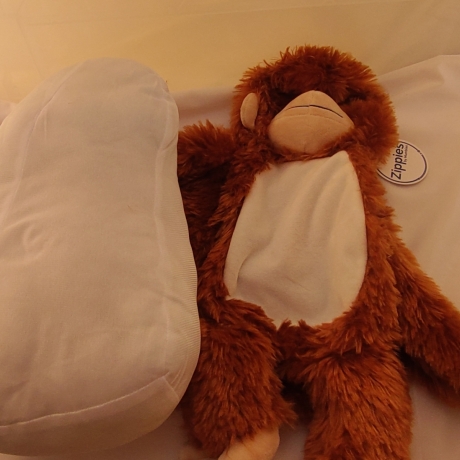 Affe Orang-Utan  Kuscheltier Bestickung mit Wunschtext 48 cm