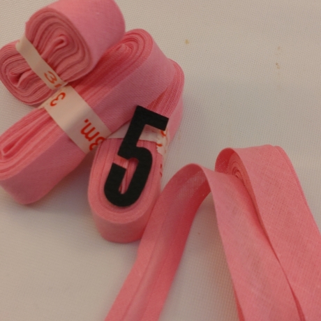 Schrägband Rosa  je 3m Baumwolle gefalzt Sonderpreis Angebot