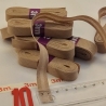 Schrägband schlamm je 3m 1 € Baumwolle gefalzt Sonderpreis